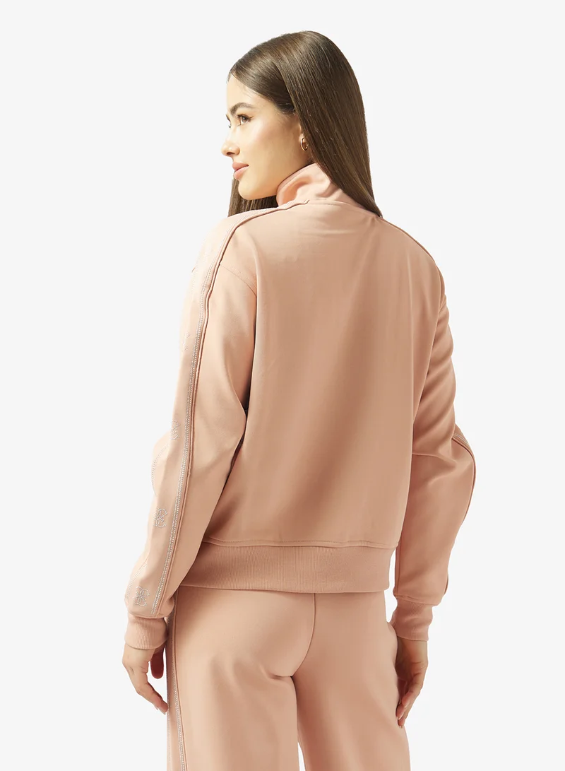 جس جاكيت أوكتافيا بسحاب وياقة عالية